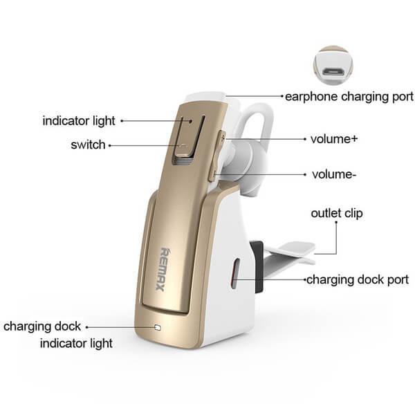 Remax rb-t6c bluetooth hand free - Prozone