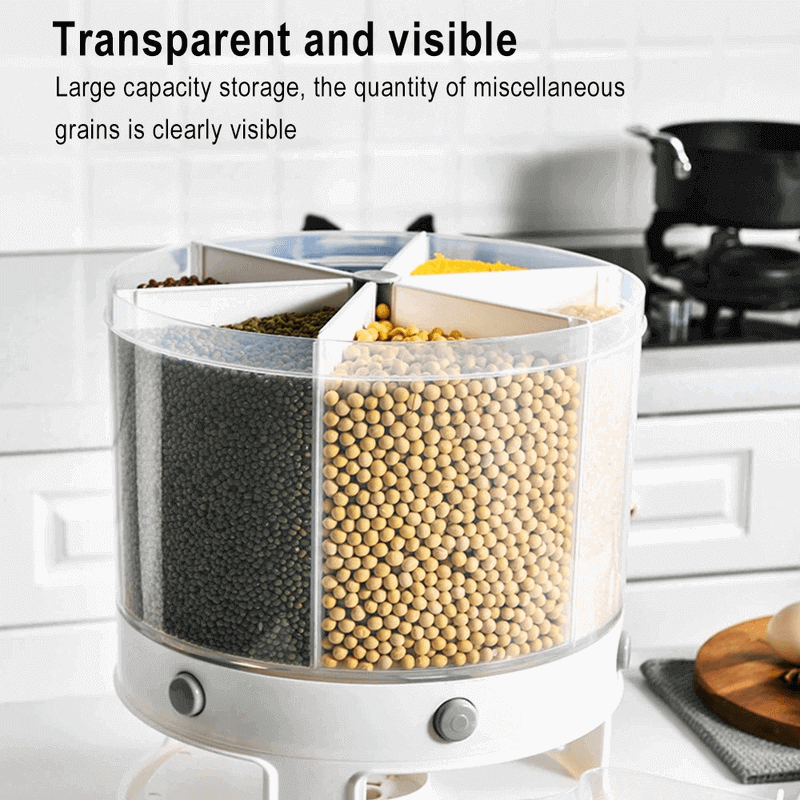 10 kg 6 in 1 food container cereal dispenser