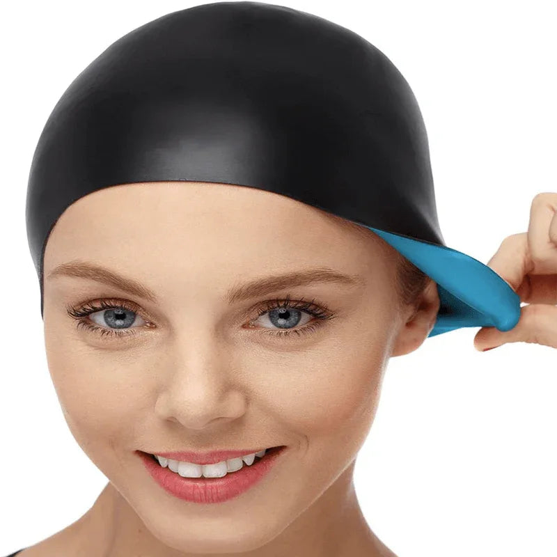 Unisex waterproof silicone swimming cap - Prozone