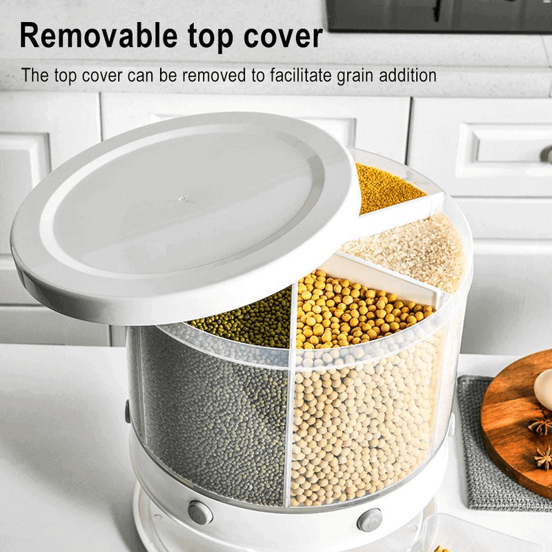 10 kg 6 in 1 food container cereal dispenser