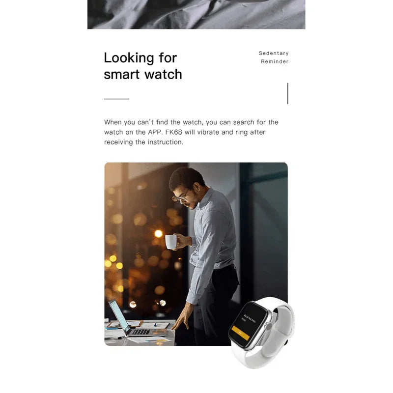 Fk68 bluetooth smart watch - Prozone