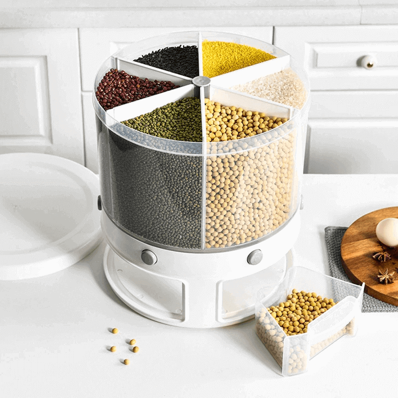10 kg 6 in 1 food container cereal dispenser